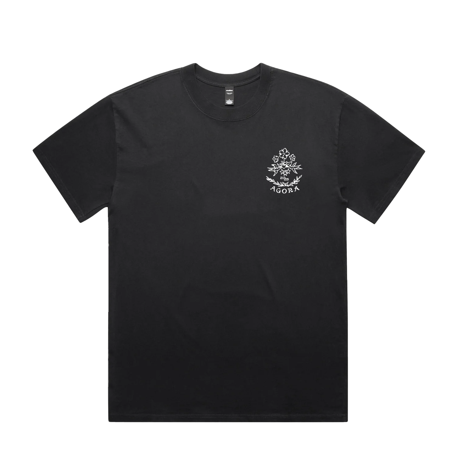 Black Agora Stamp T-shirt - Image 2