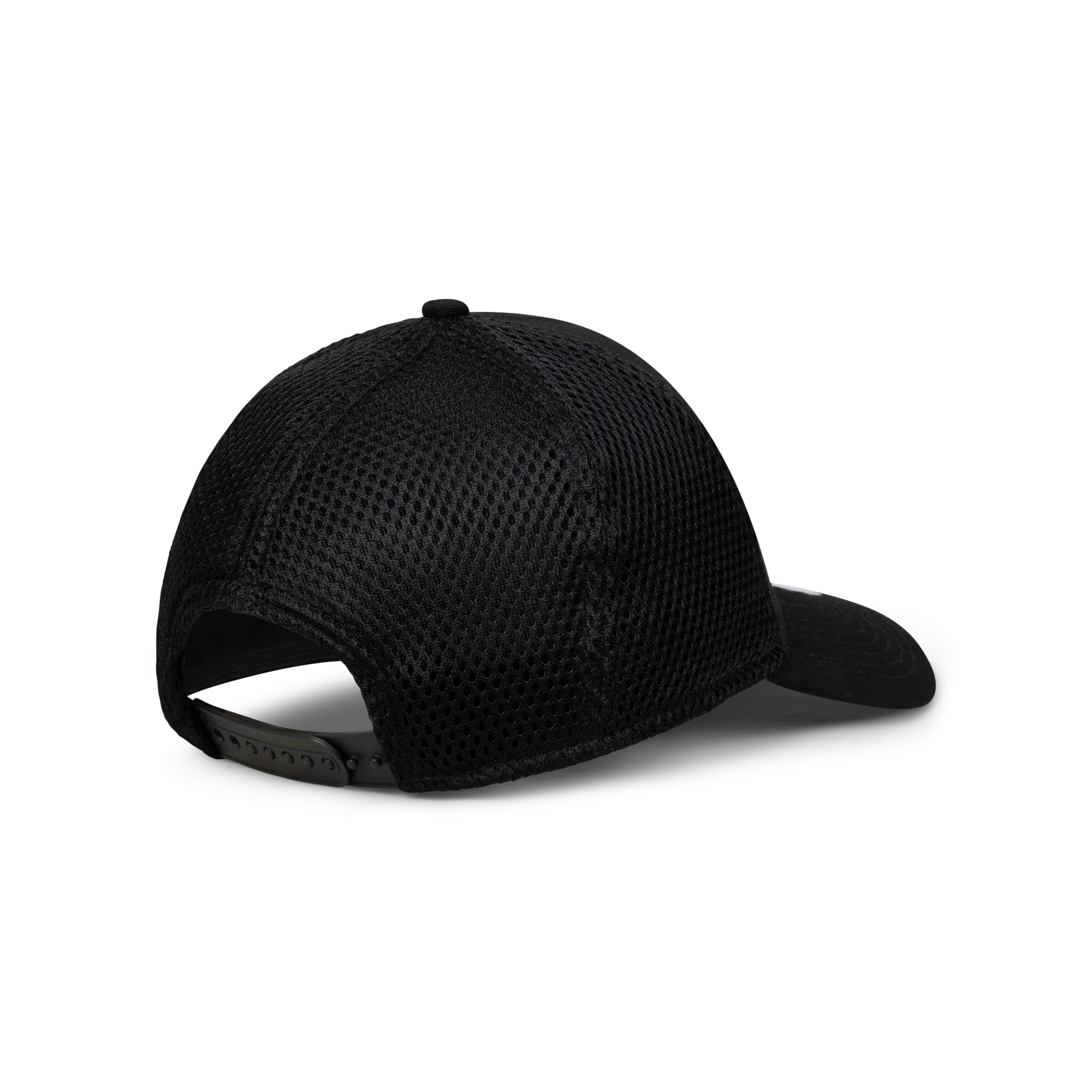 Black Embroidered Wings Trucker Cap - Image 3