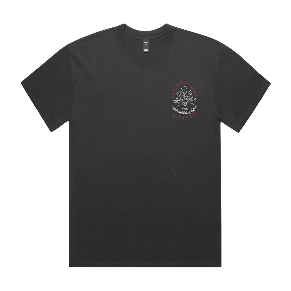 Black UK & EU Tour 2025 Stamp Print T-Shirt - Image 2