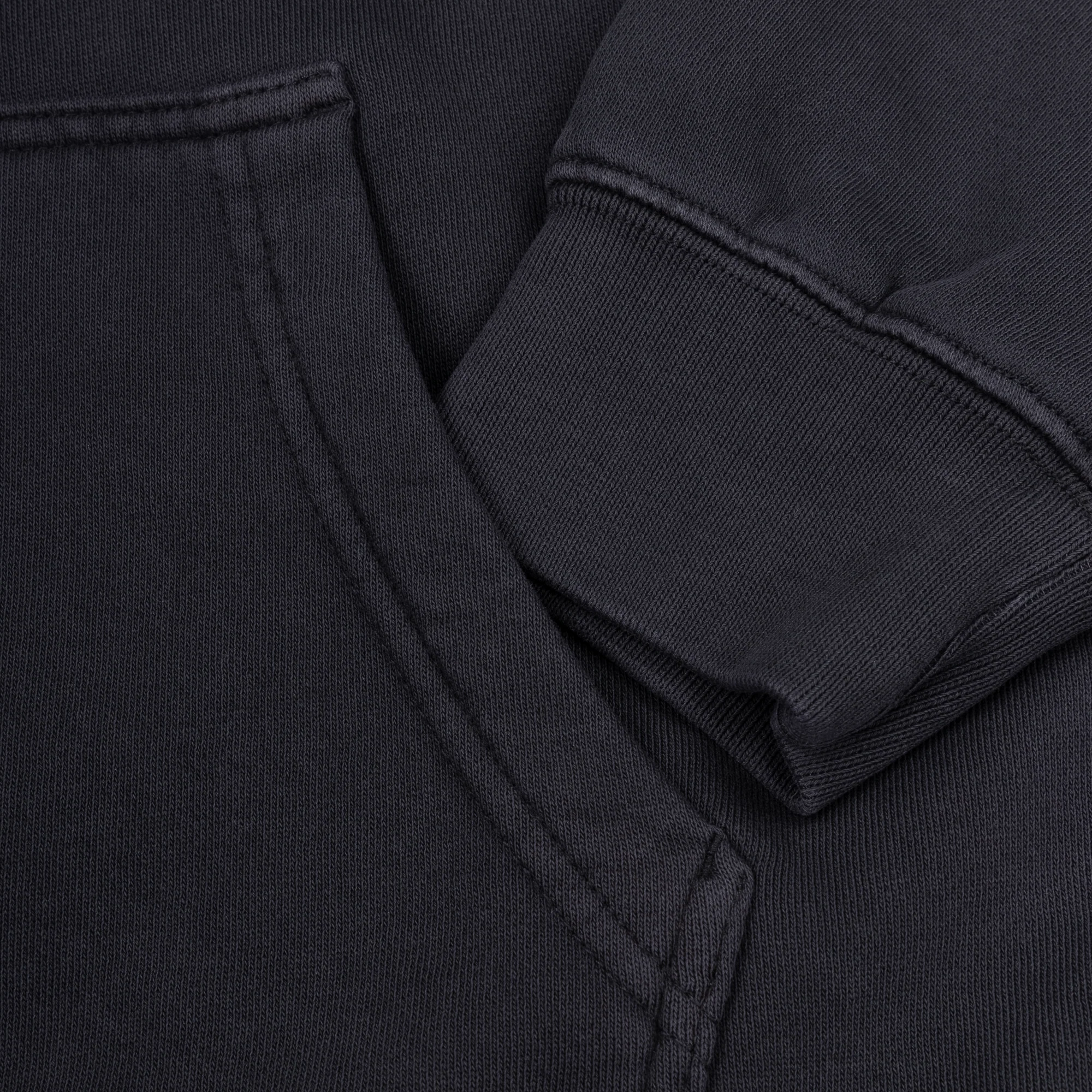 Black Vintage Logo Hoodie - Image 6