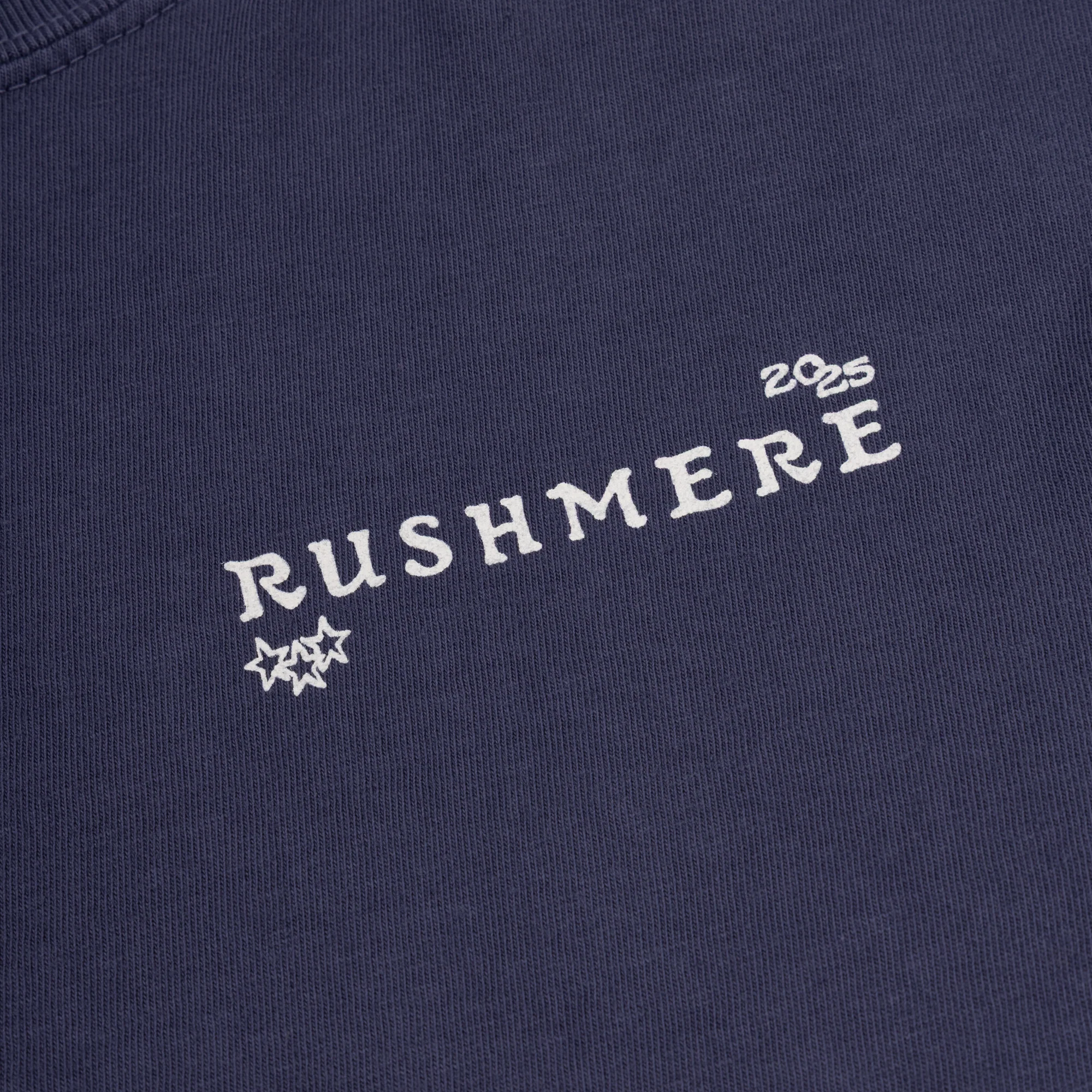 Blue Stamp Print Long Sleeve T-Shirt - Image 5