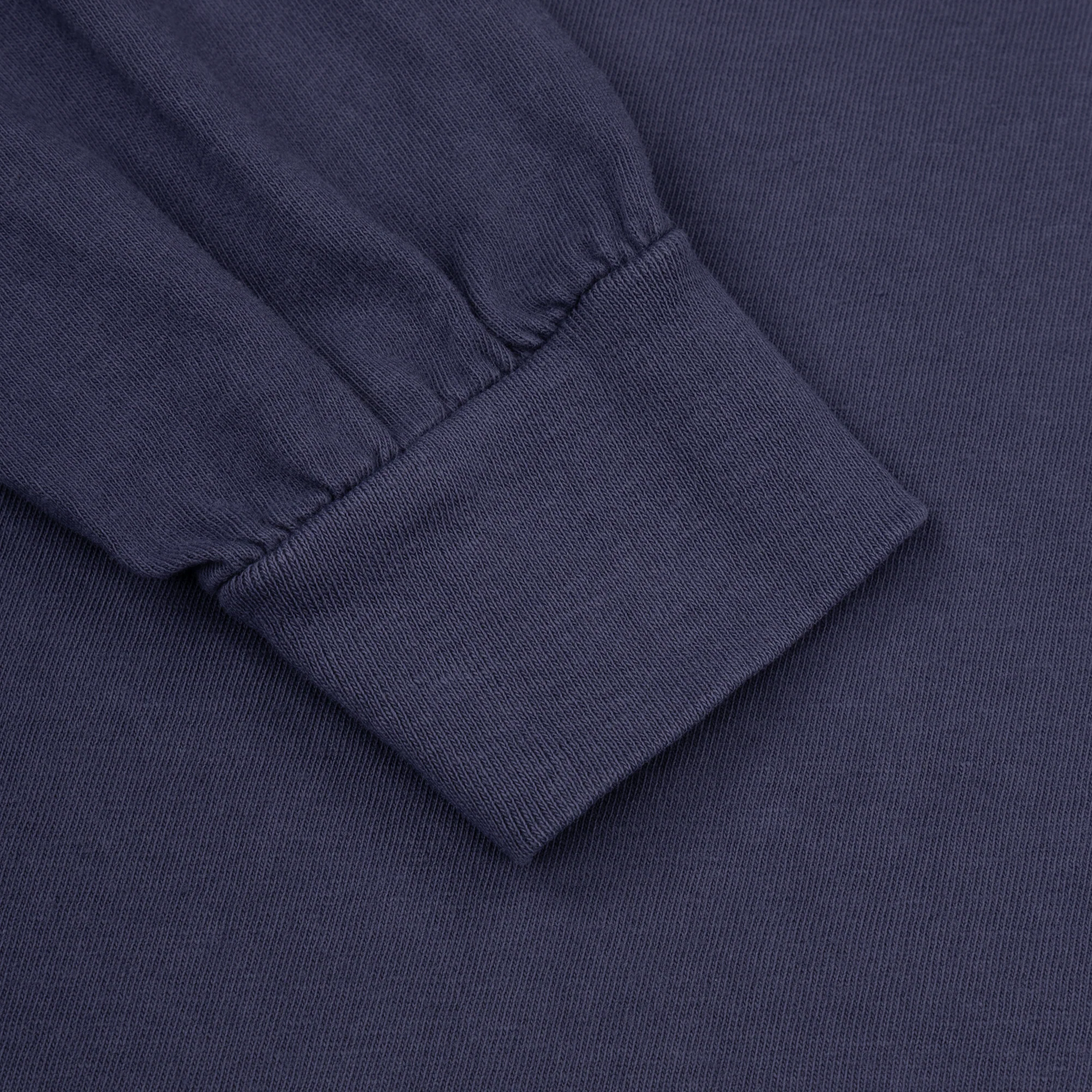 Blue Stamp Print Long Sleeve T-Shirt - Image 6
