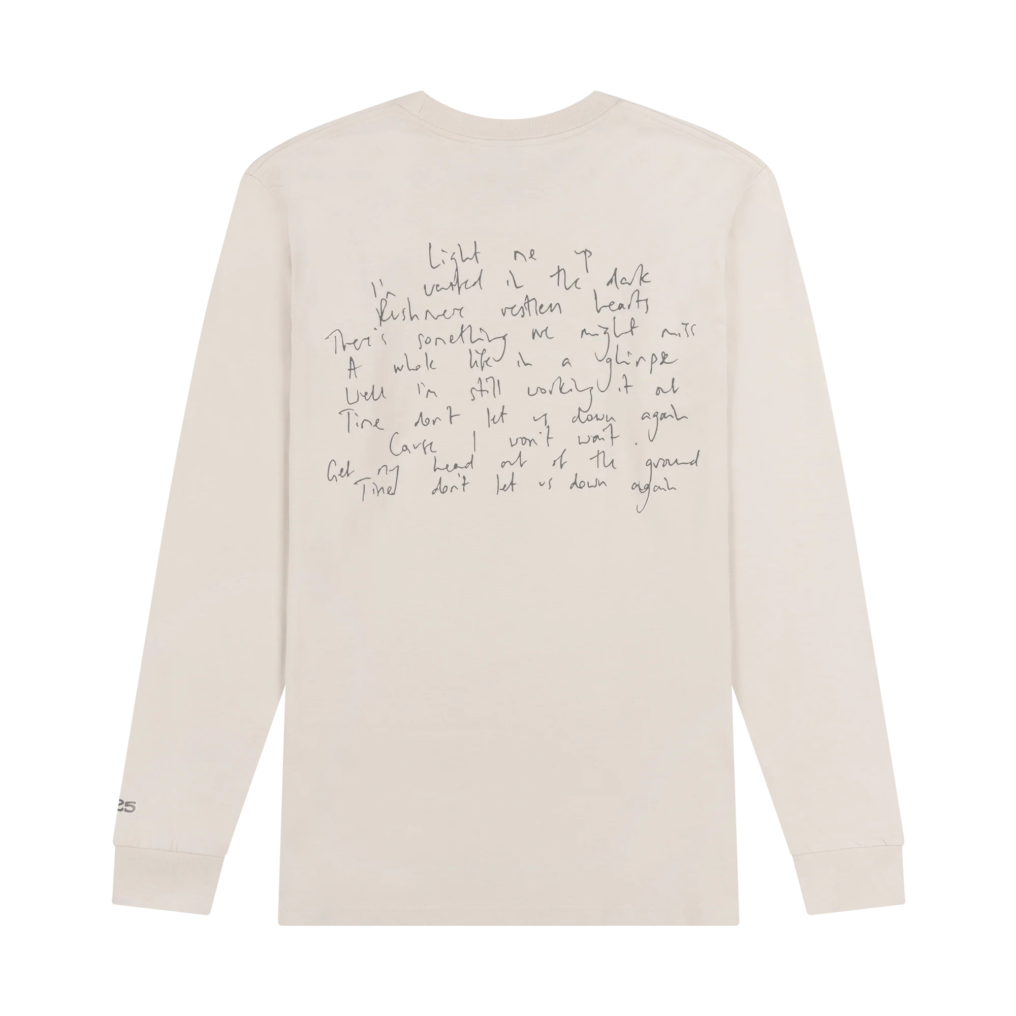 Bone Long Sleeve Lyric T-Shirt - Image 4
