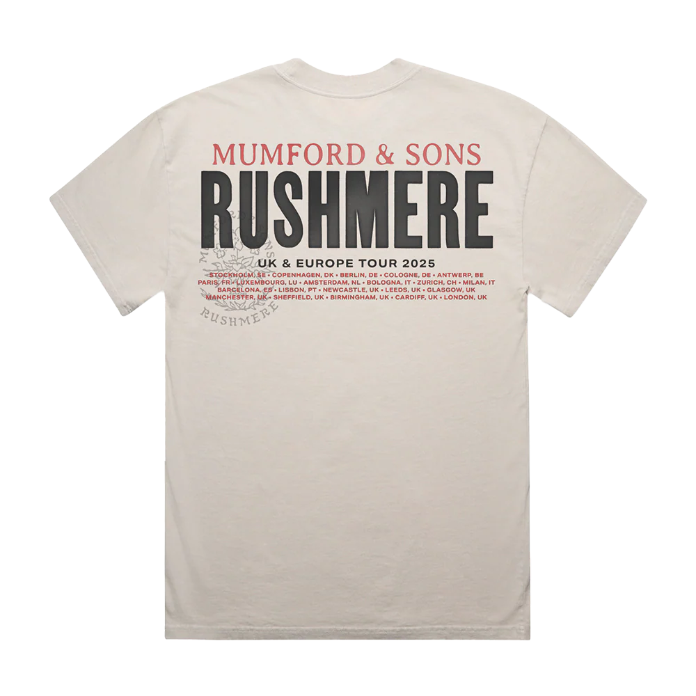Bone UK & EU Tour 2025 Stamp Print T-Shirt