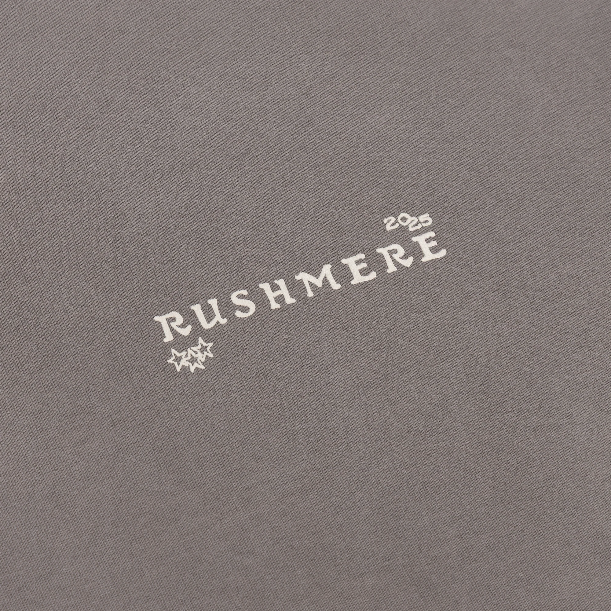 Dark Grey Stamp Print T-Shirt - Image 5
