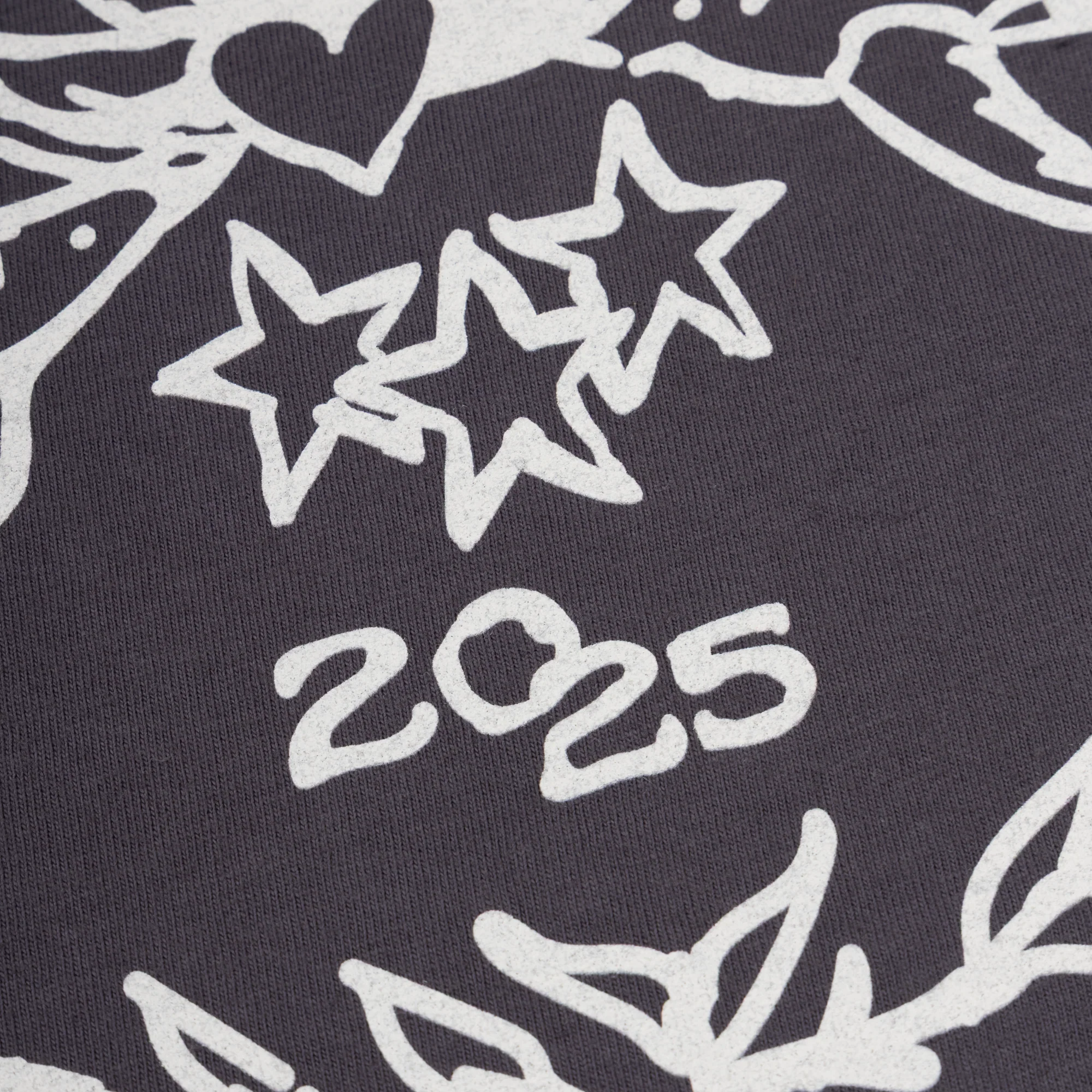 Graphite Stamp Print T-Shirt - Image 5