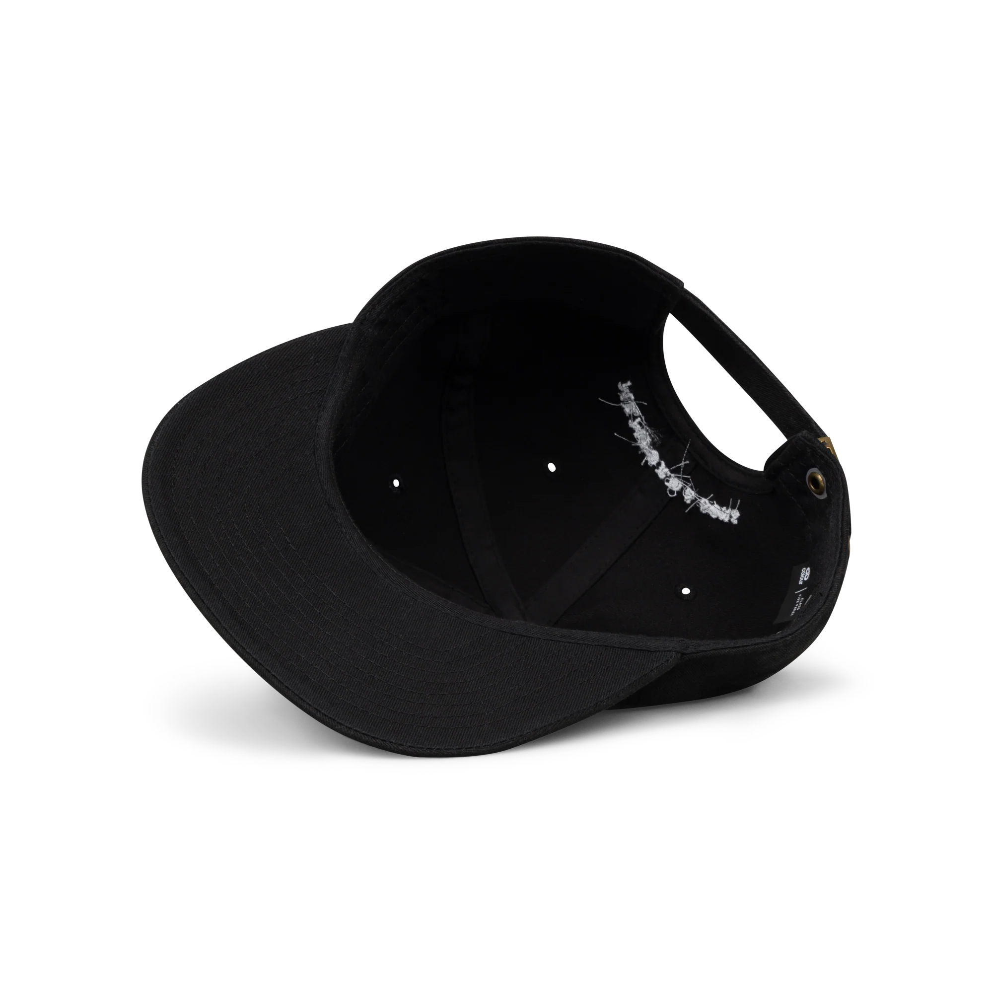 Grey / Black Embroidered Wings Cap - Image 3
