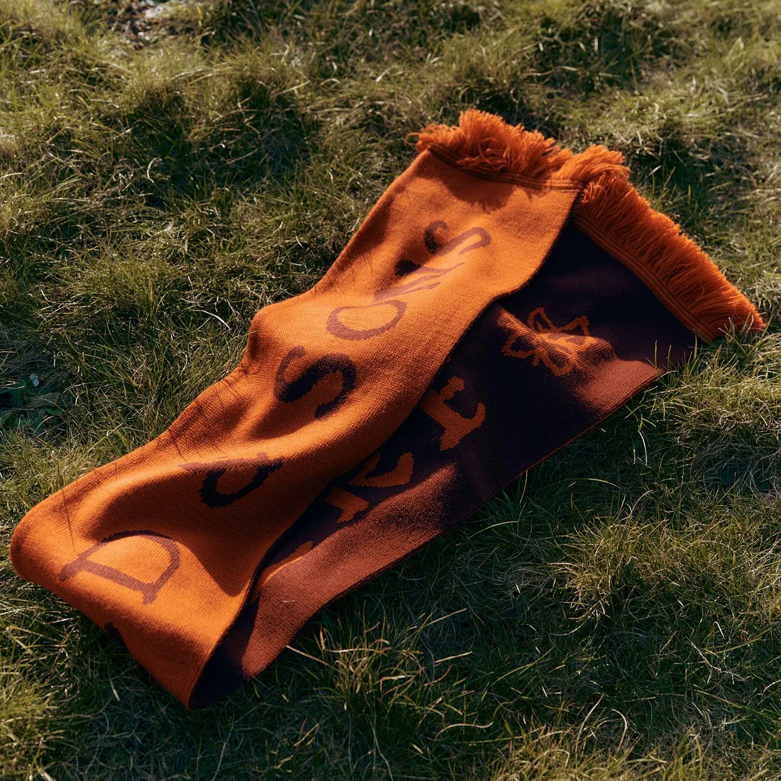 Maroon RUSHMERE Scarf - Image 3