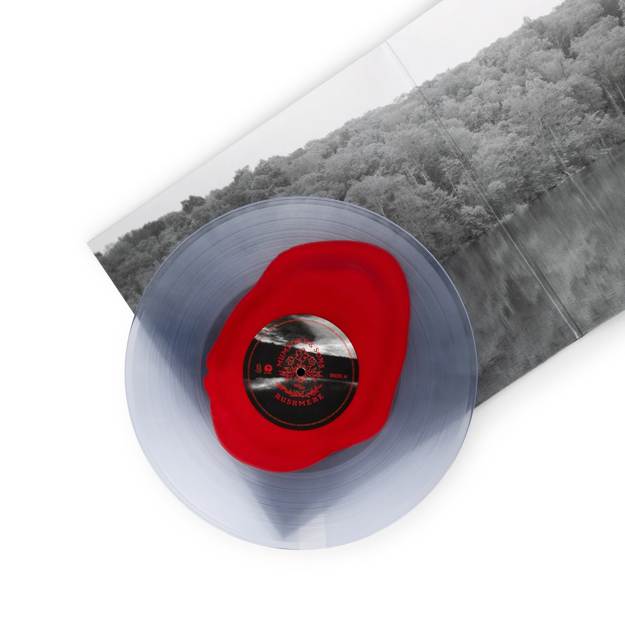 RUSHMERE: Monochrome Red on Clear Vinyl LP - Image 3